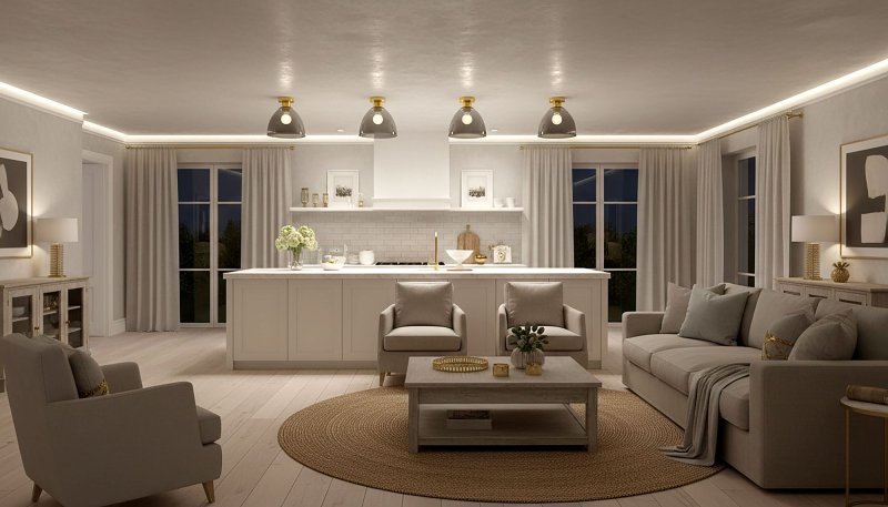 Ceiling Lamp Chandelier TOOLIGHT APP1302-1C Gold E27