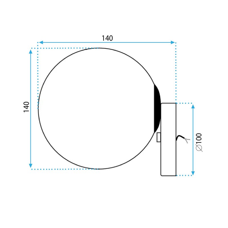 Wall Light Toolight APP950-1W E27 gold