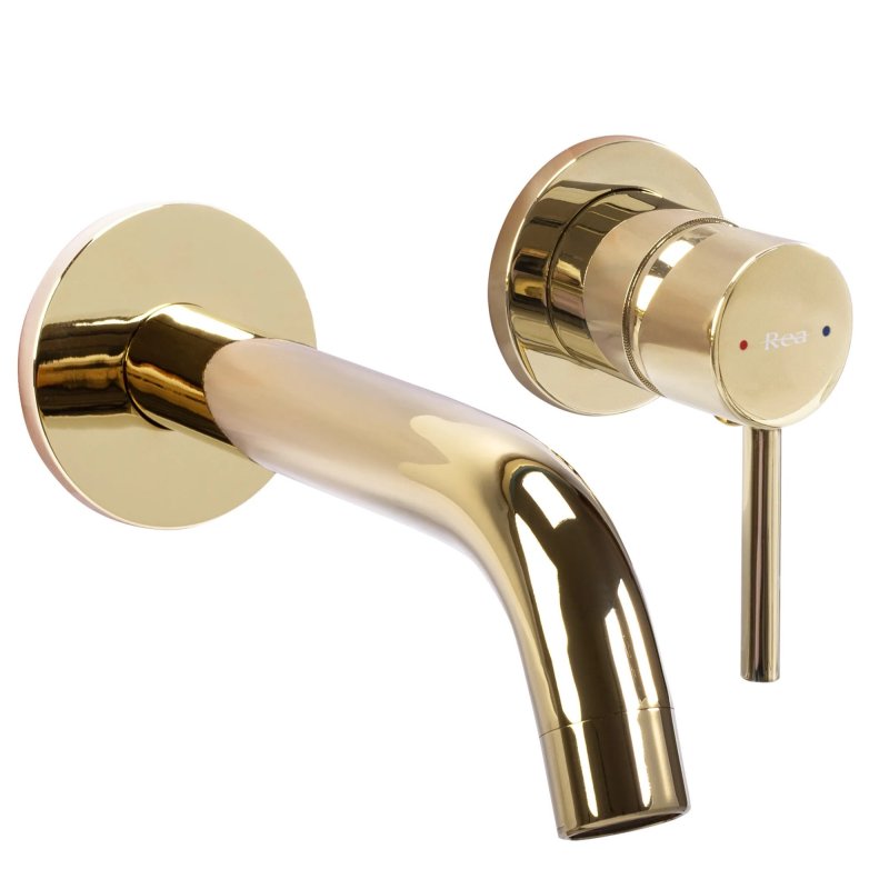 Wall Mounted Basin Faucet REA Owen Gold + BOX