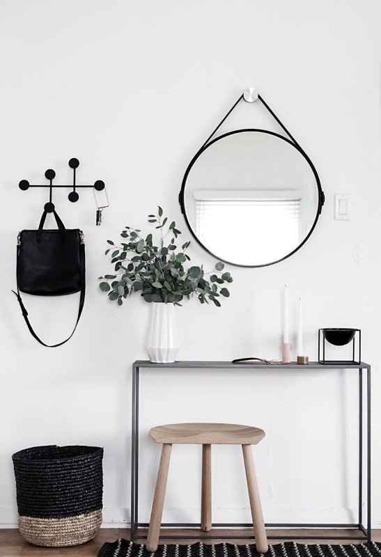 Mirror with Strap REA CFZL-MR065 65cm Black