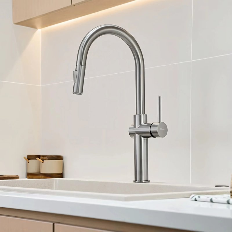 KITCHEN FAUCET REA FRESH HIGH BRUSH NICKEL
