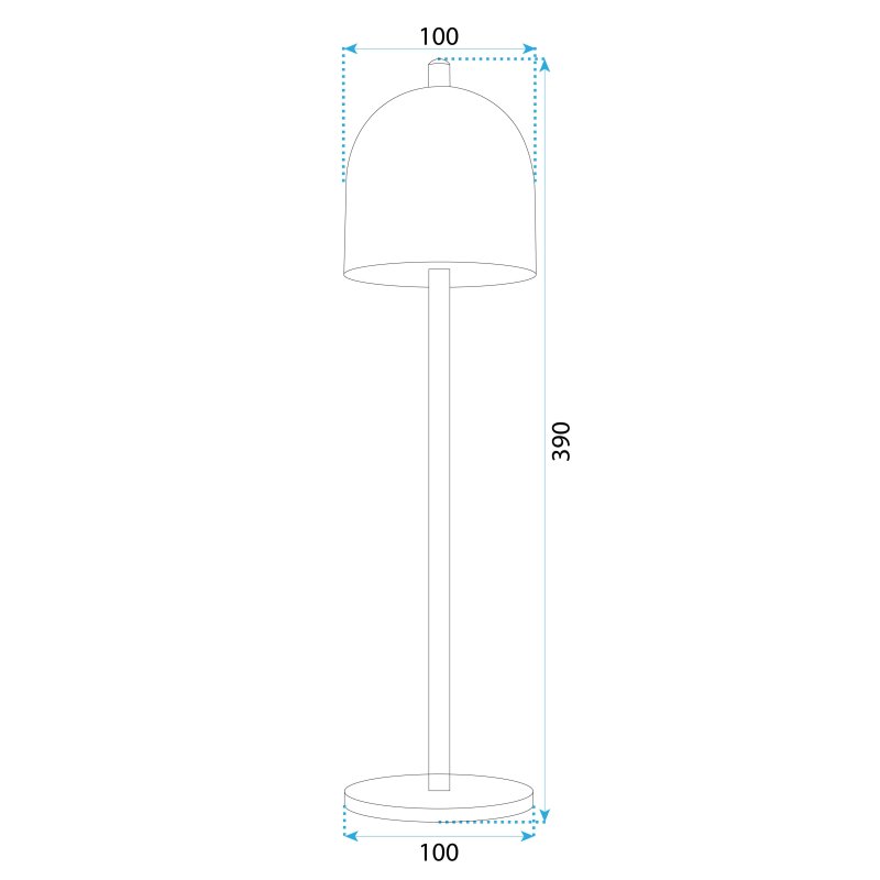 Bedside lamp APP1361-T green
