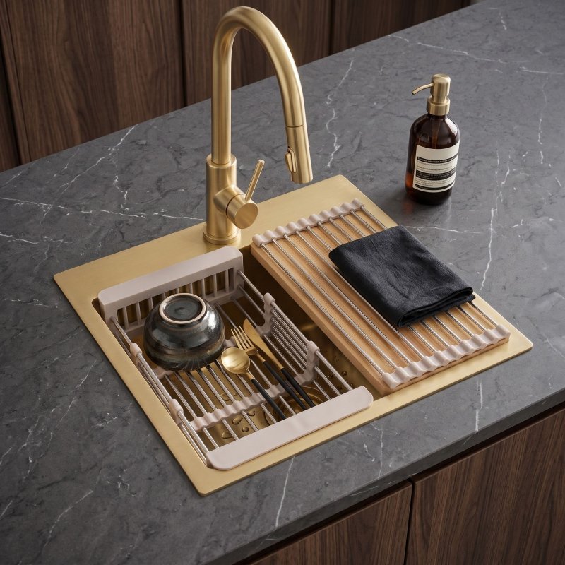 Kitchen sink accessory set 3 pcs. REA Beige