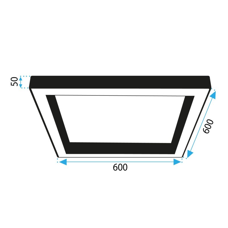 Ceiling LED Lamp Chandelier TOOLIGHT APP1284-C Black