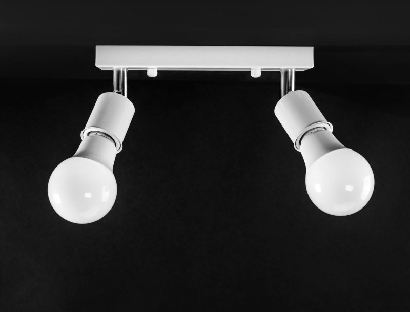 Ceiling Lamp Chandelier TOOLIGHT APP695-2C Spotlight 2 White 2-light points E27 20x7Cm