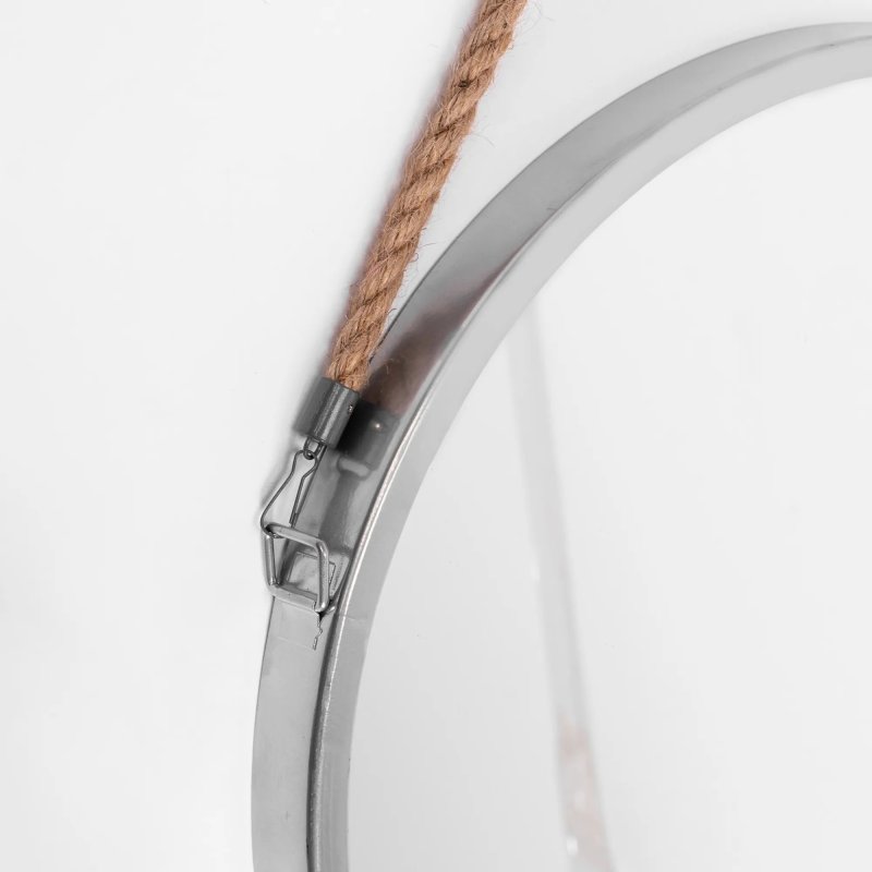 Mirror with Strap REA KLMH-0410S-1 40cm Silver