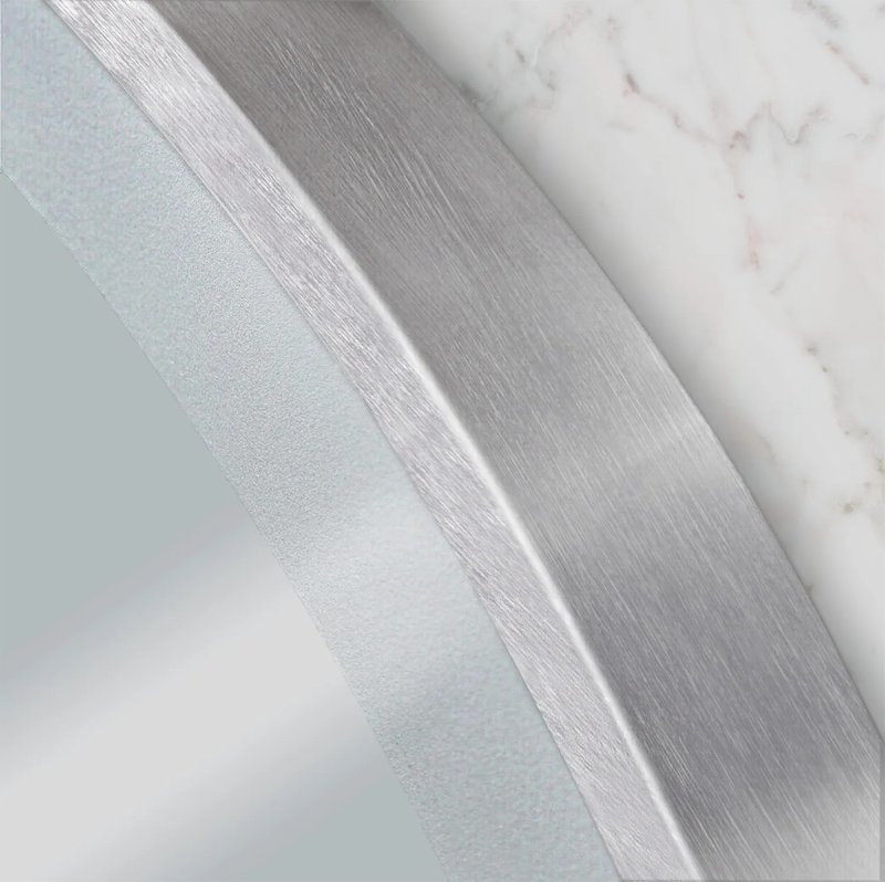 Mirror LED 60cm MMJ BRUSH SILVER