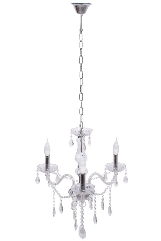 Chandelier Toolight 300752 Crystal Chrome 3-light points E14 60x60x58cm