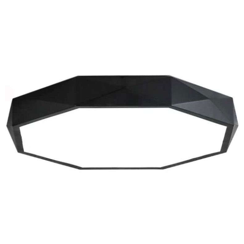 Ceiling Lamp Chandelier TOOLIGHT APP862-C Diamond Black Round 4-light points E27 40x8Cm
