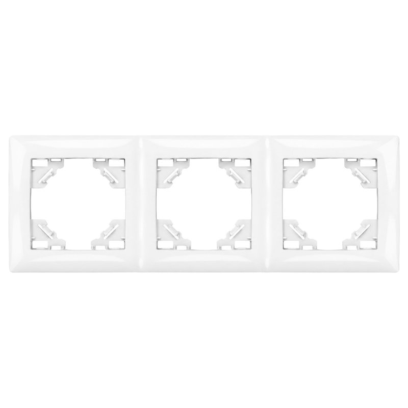 Toolight Triple Socket Frame Oste Jnh015-3f White
