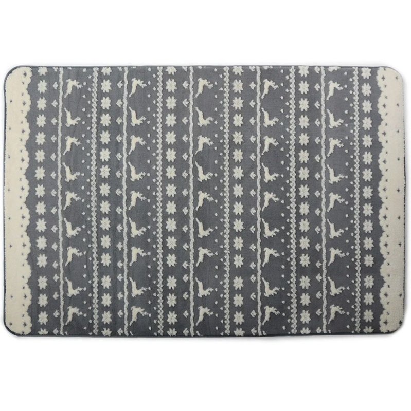 PLUSH CARPET CLOVER BERGEN GREY 1.20*1.70