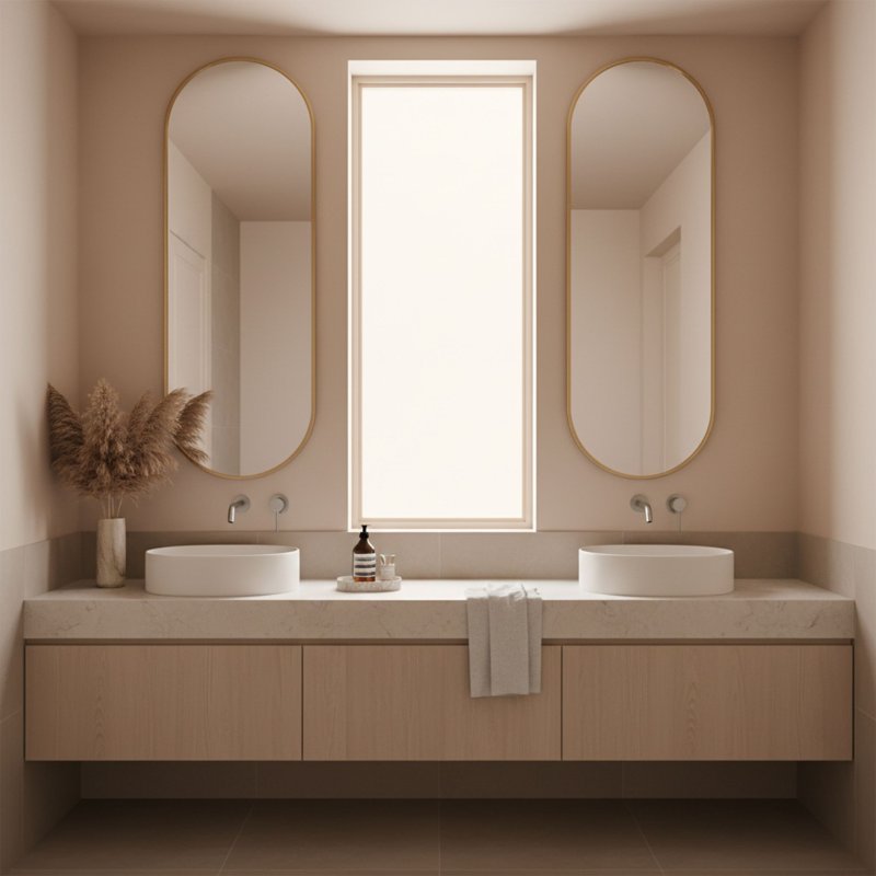WALL MOUNTED BASIN FAUCET REA CLIF BRUSHED NICKEL