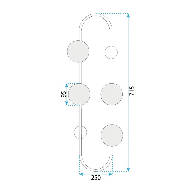 Wall Light Toolight APP1144-4W G9 gold