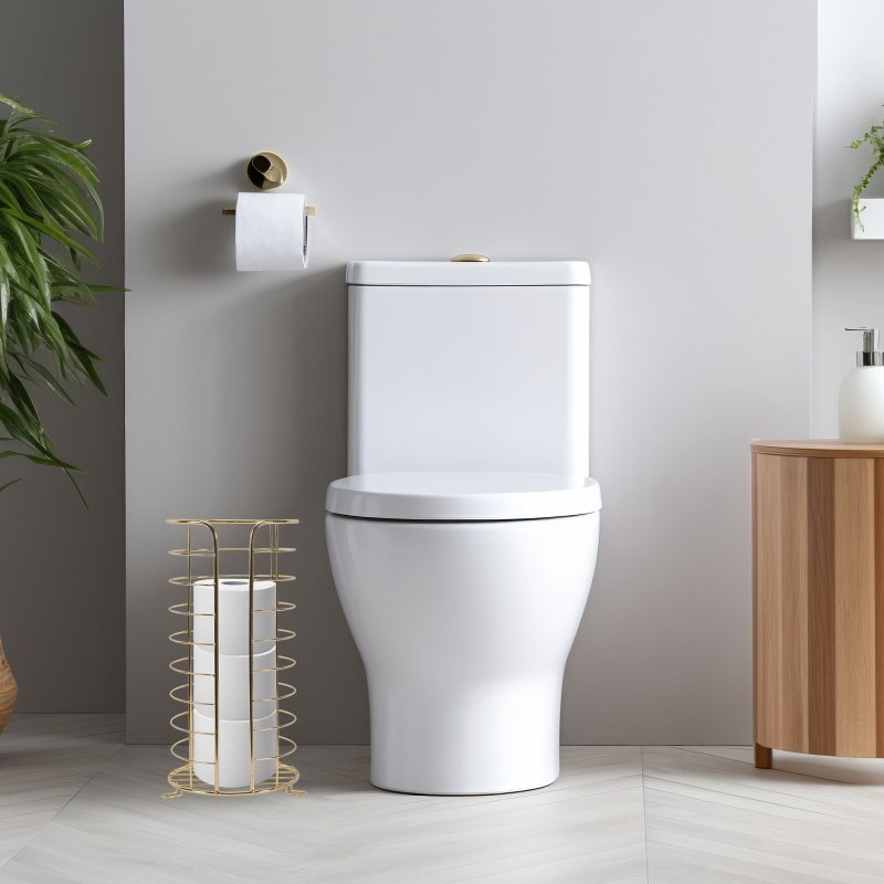 TOILET PAPER STAND REA P11899 GOLD