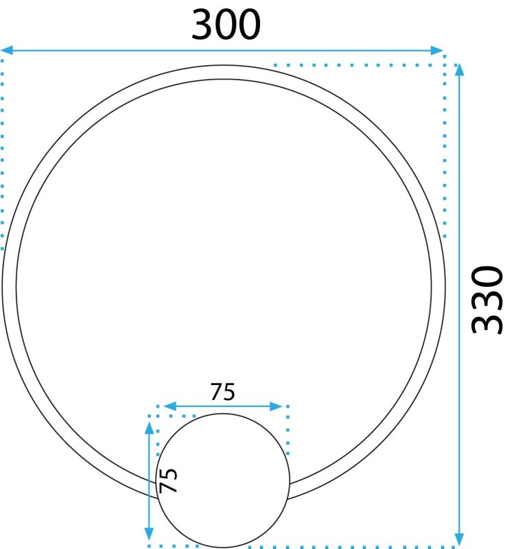 Wall LED Light Toolight APP1385-CW 13W gold