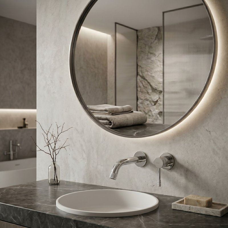 Wall Mounted Basin Faucet Rea Venti Chrome