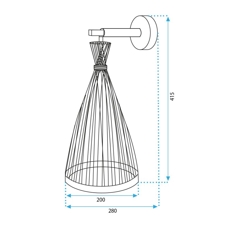 Wall lamp BOHO APP1340-1W