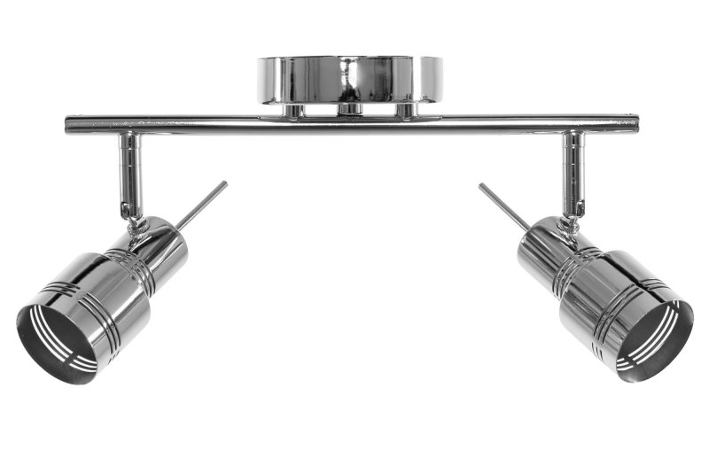 Ceiling Lamp Chandelier TOOLIGHT APP746-2C Spotlight 2 Chrome 2-light points GU10 18x36Cm