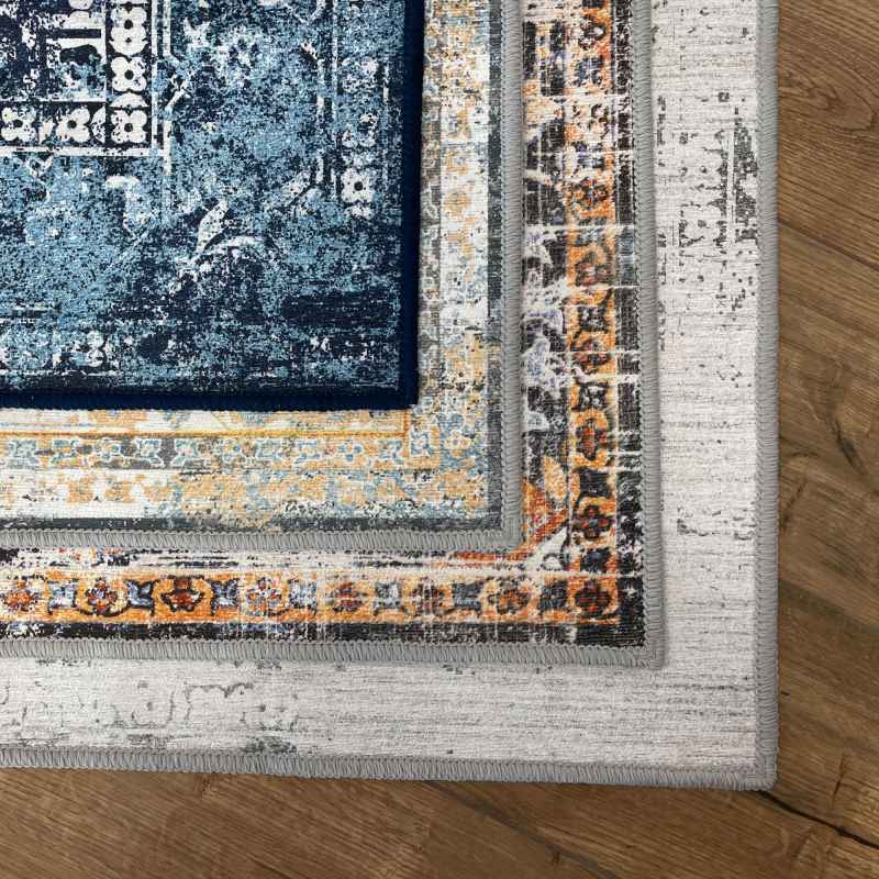 PLUSH DESIGN 2 1.80*2.60 BLUE
