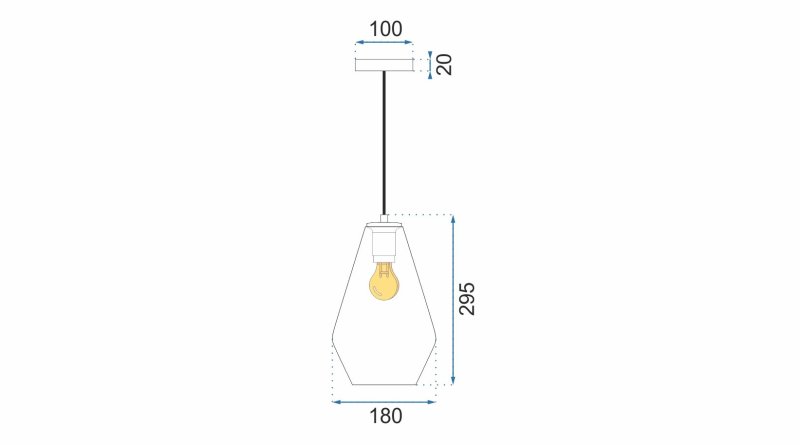Lamp APP437-1CP APP438-1CP Transparent