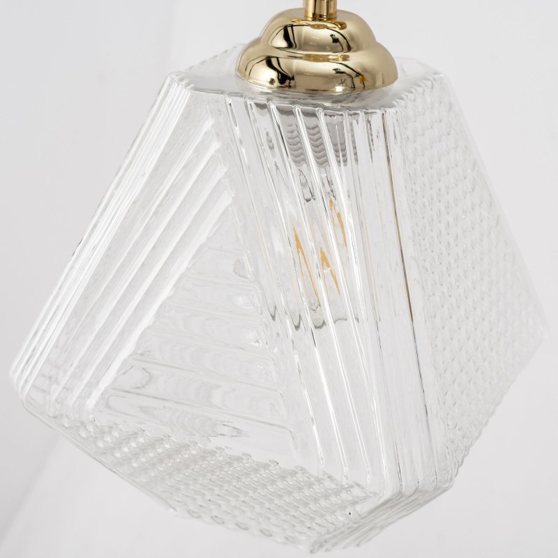 Pendant Lamp TOOLIGHT APP1025-1CP Gold 1-light point E27 20x20x47cm
