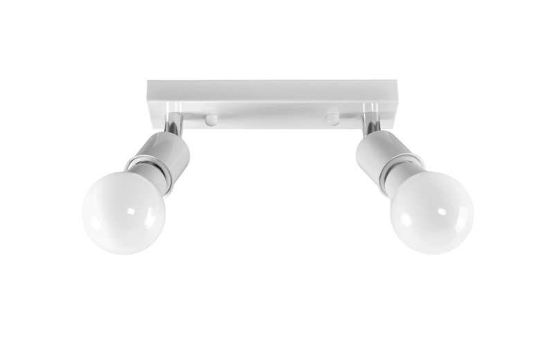 Ceiling Lamp Chandelier TOOLIGHT APP695-2C Spotlight 2 White 2-light points E27 20x7Cm