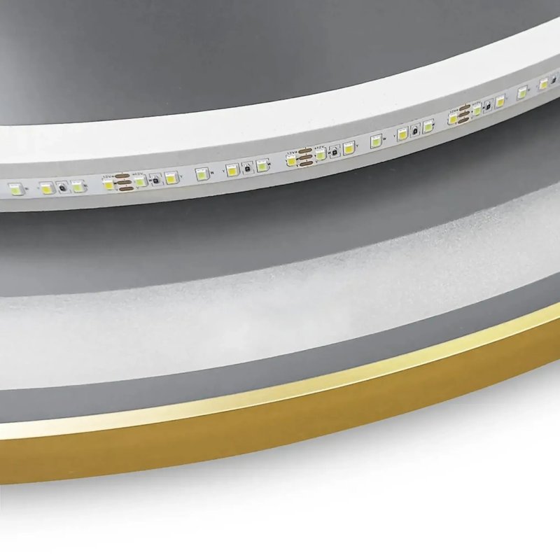 Bathroom LED Mirror REA MMJ 50cm Brushed Rose Gold