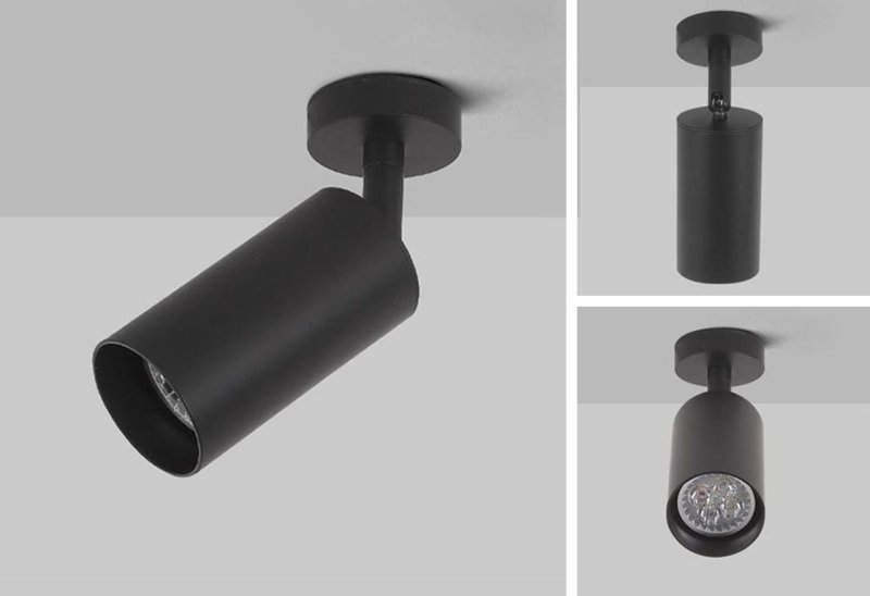 Ceiling Lamp Chandelier TOOLIGHT APP1244-1C Black GU10