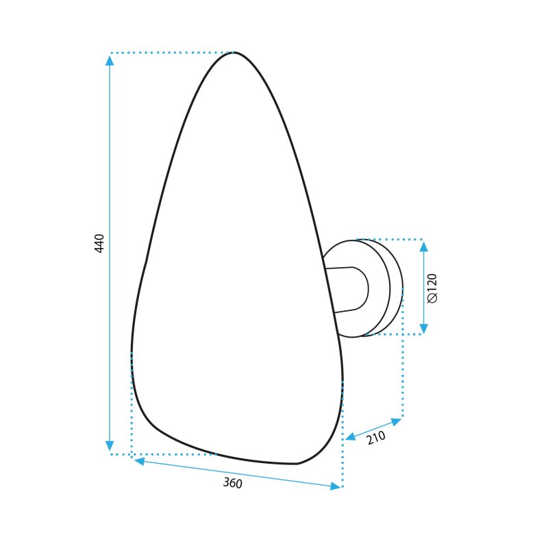 Wall lamp APP1423-1W