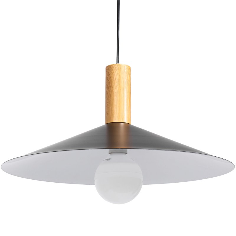 Pendant Lamp TOOLIGHT APP1084-1CP Black Brown E27 1-light point