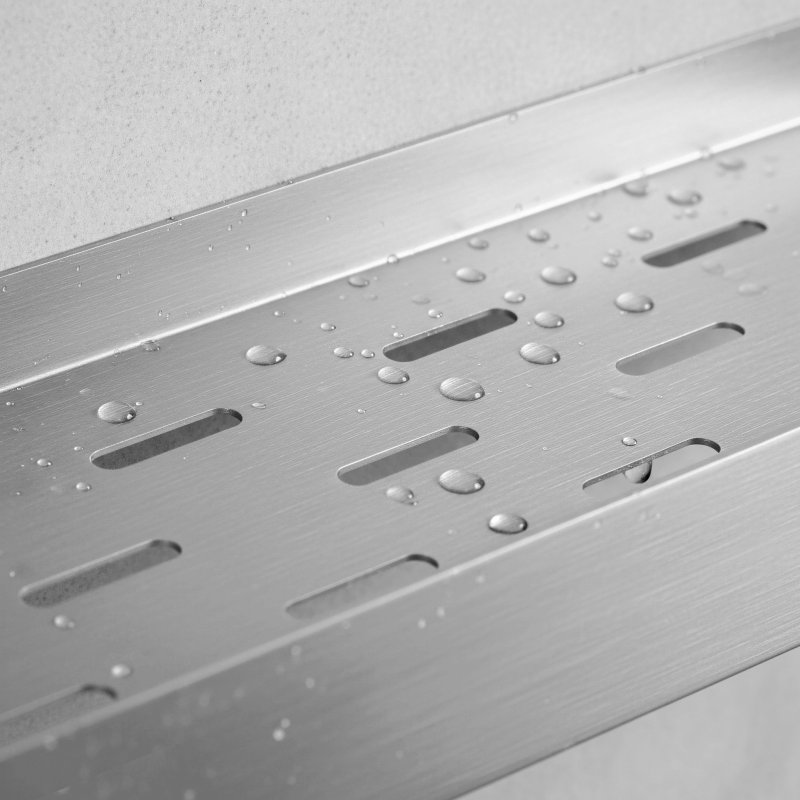 BATHROOM SHELF REA SF04-600 60CM BRUSH STEEL