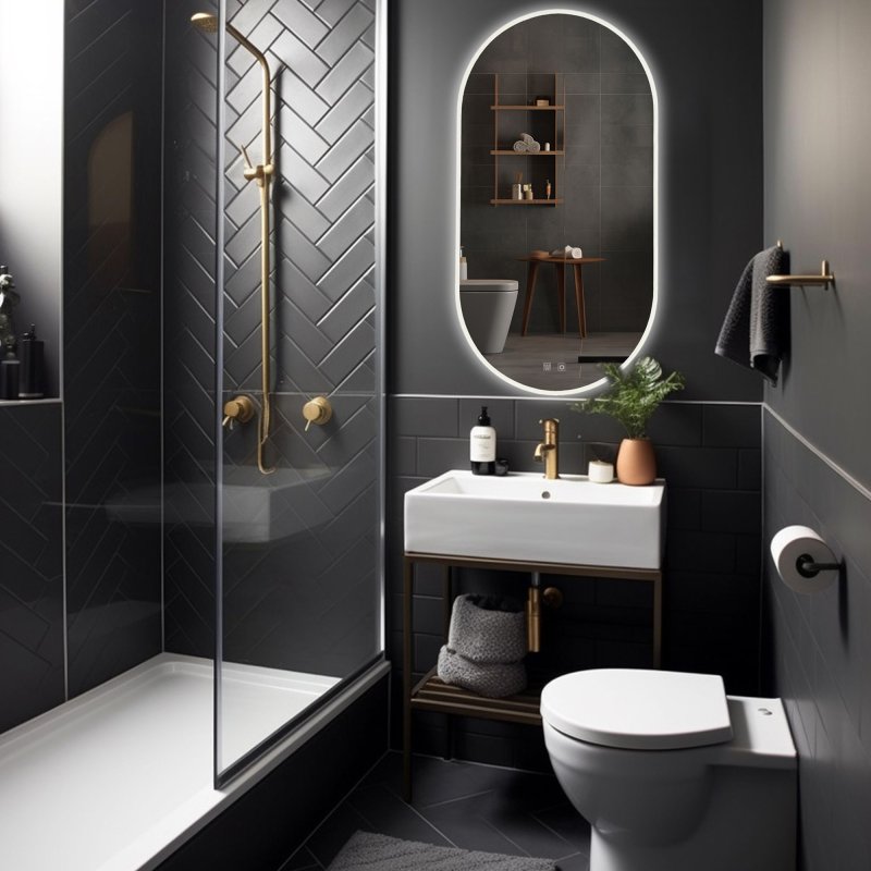 Mirror LED EGj 50x90 cm