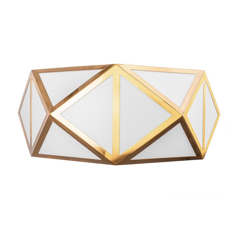 Ceiling Lamp Chandelier TOOLIGHT APP1238 Aluminium - Plastic White - Gold E27 3-light points