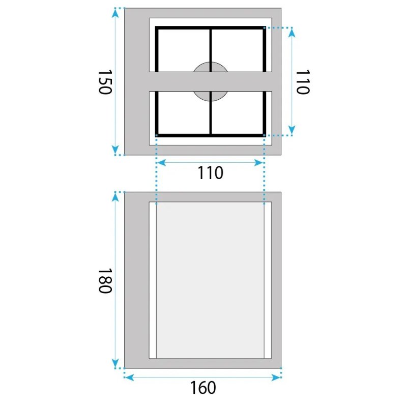 Wall Light Toolight APP1286-1W E27 brown / black