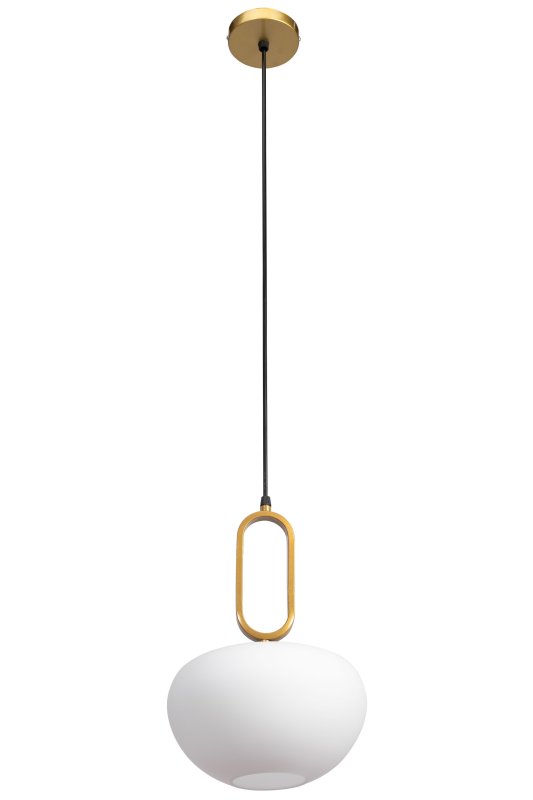 Pendant Lamp TOOLIGHT APP1074-1CP White Gold 1-light point E27 22x22x15,5-100cm