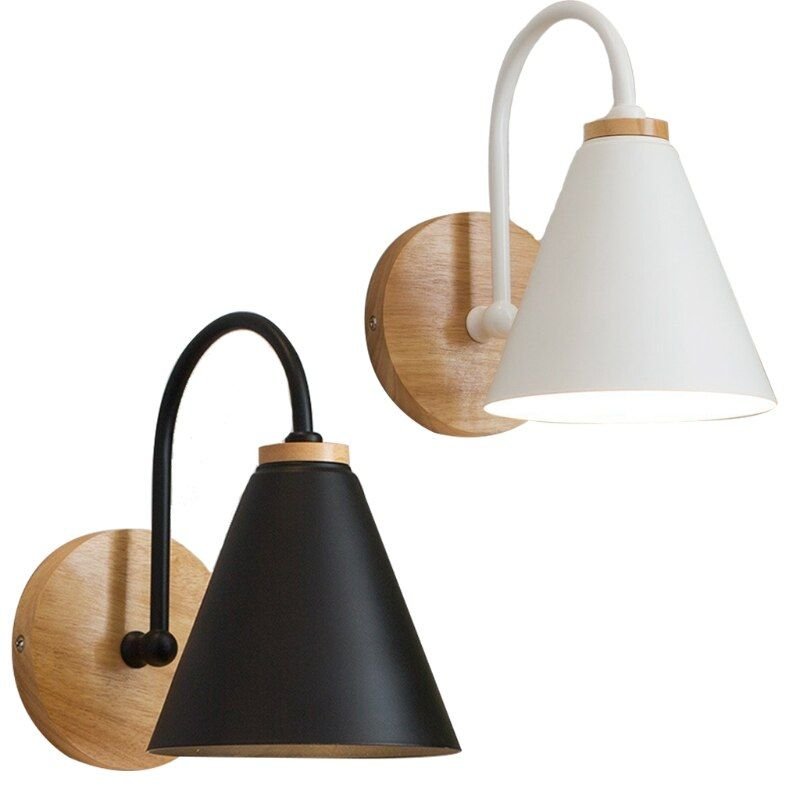 Wall Light Toolight APP933-1W E27 white / brown