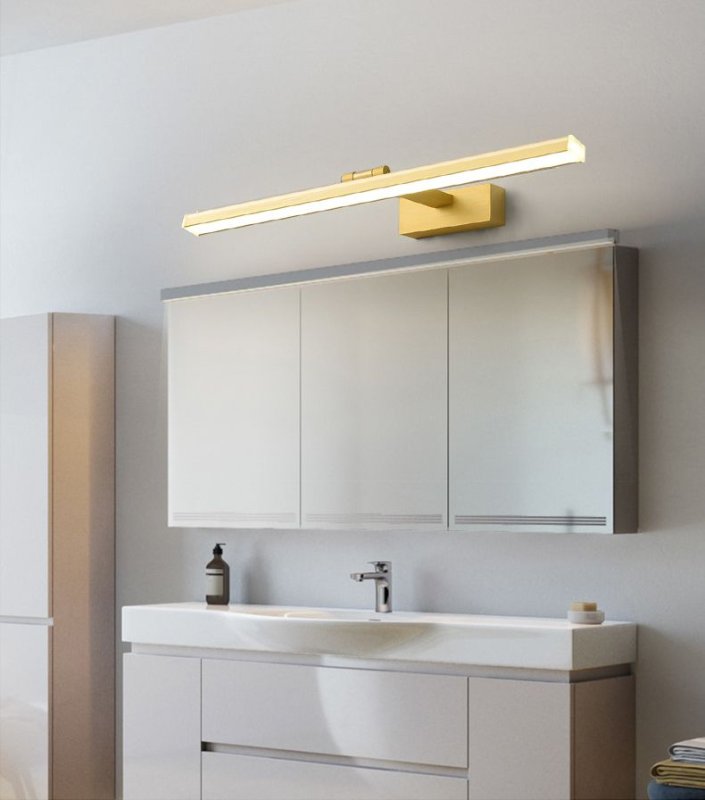 Bathroom Wall LED Light TOOLIGHT APP834-1W LINE 60cm Gold 12W
