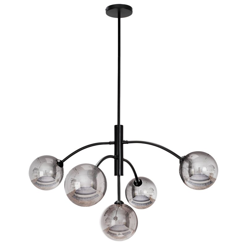 Pendant Lamp TOOLIGHT APP1021-6CP Glass Ball 5-light points G9 48x82x99cm