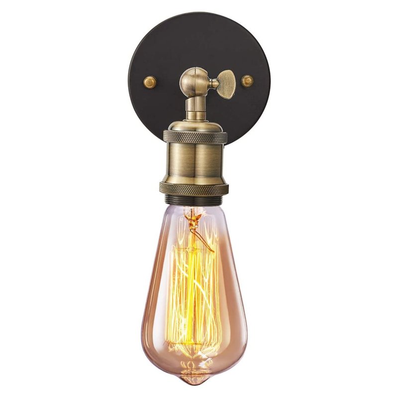 Wall Light Toolight APP618-1W E27 black / gold