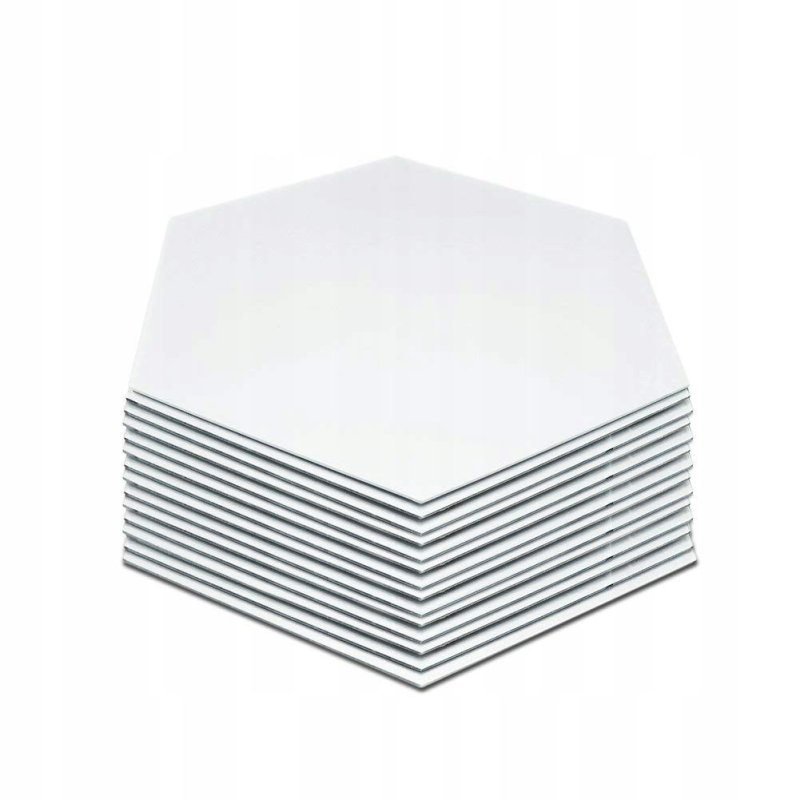 Set of 8 Hexagon mirrors
