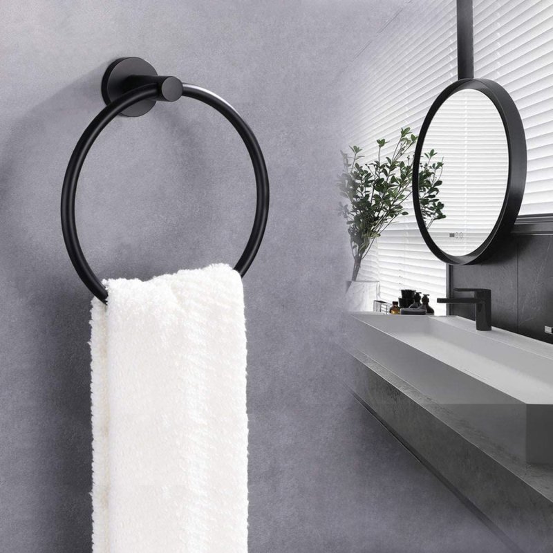 Bathroom hanger REA Black MIST 05