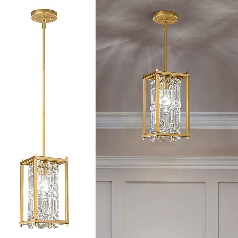 Pendant Lamp TOOLIGHT APP1111 PERPENDICULAIRE Metal Gold E27 1-light point