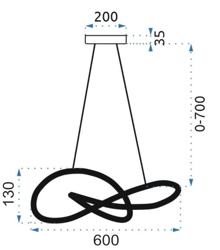 LED Lamp APP816-CP Node Chrom