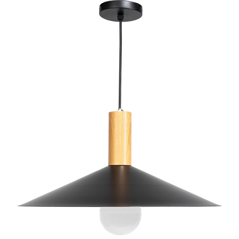 Pendant Lamp TOOLIGHT APP1084-1CP Black Brown E27 1-light point