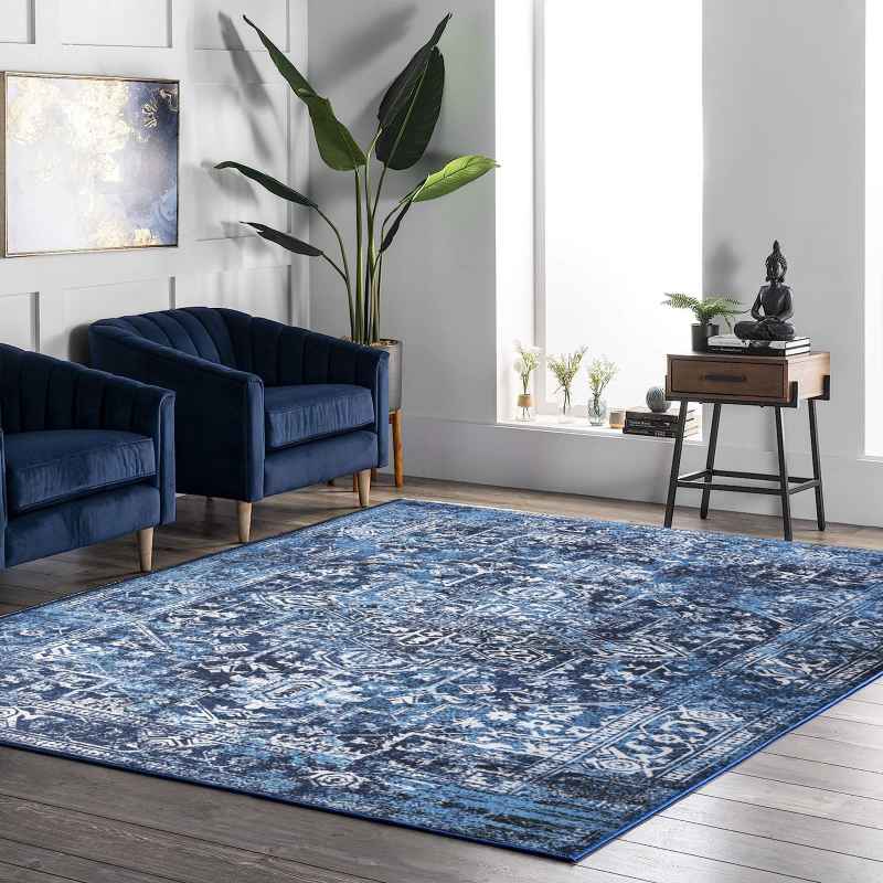PLUSH DESIGN 3 1.80*2.60 BLUE