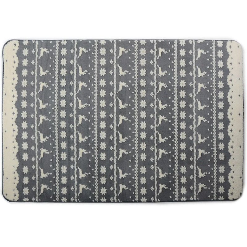 PLUSH CARPET CLOVER BERGEN GREY 1.20*1.70