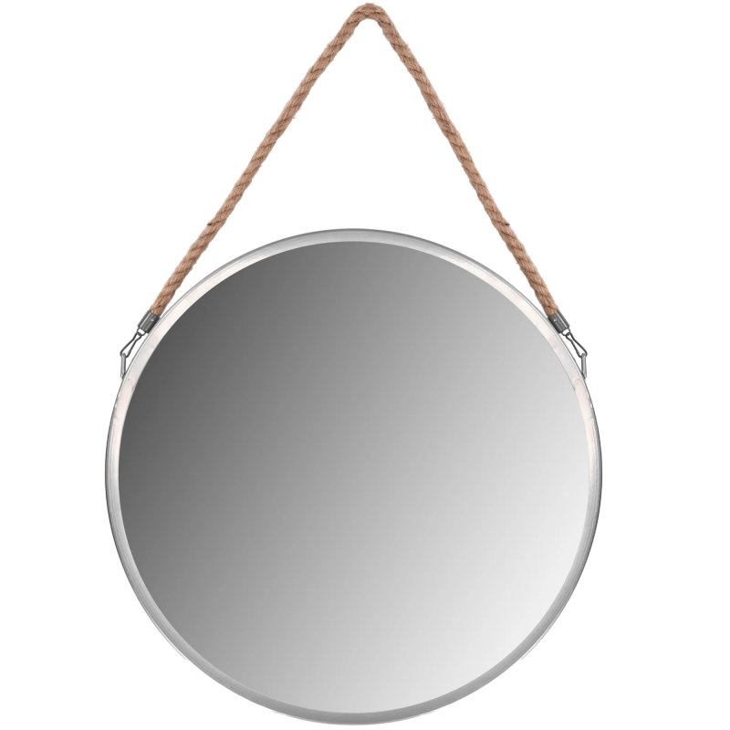 Mirror with Strap REA KLMH-0410S-1 40cm Silver