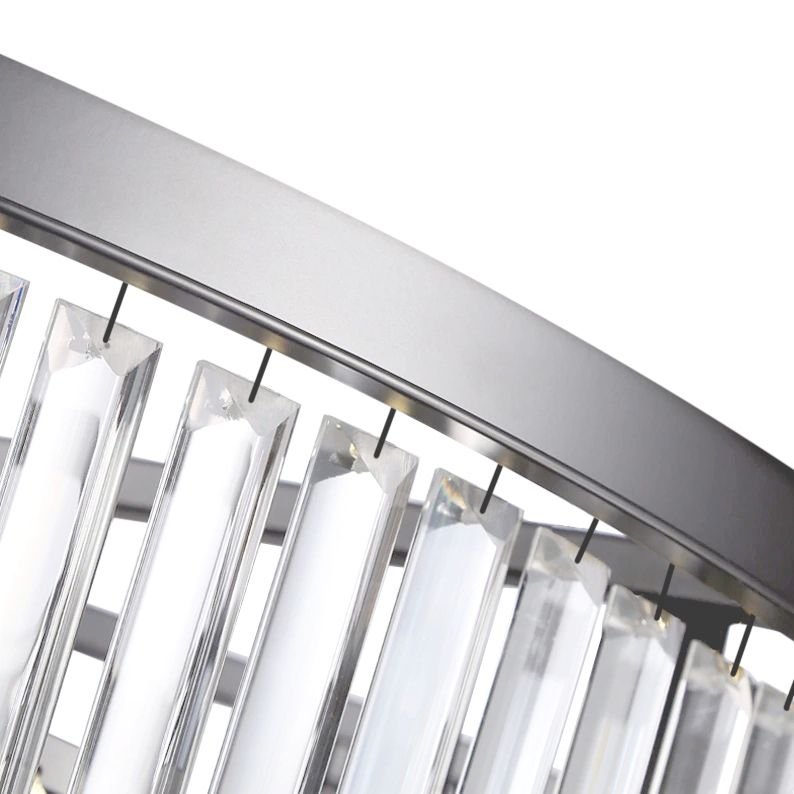Ceiling Lamp Chandelier TOOLIGHT APP780-7C Cristal Round 7-light points E14 40x40x23,5Cm
