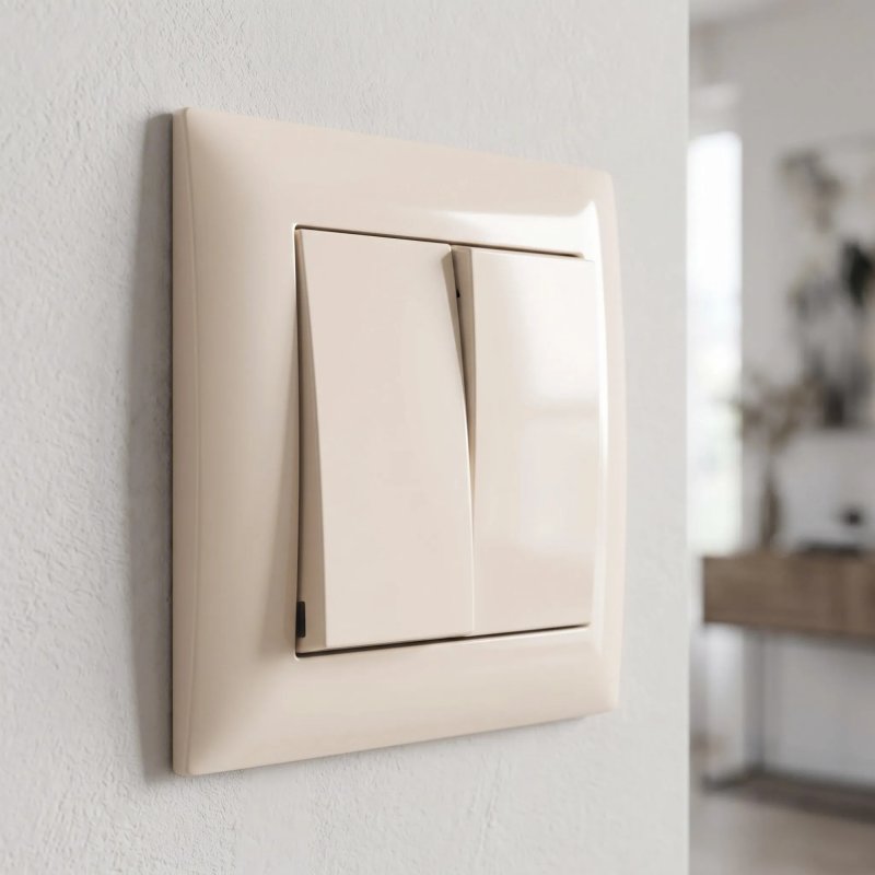 Toolight Single Socket Frame Oste Jnh013-1f Beige