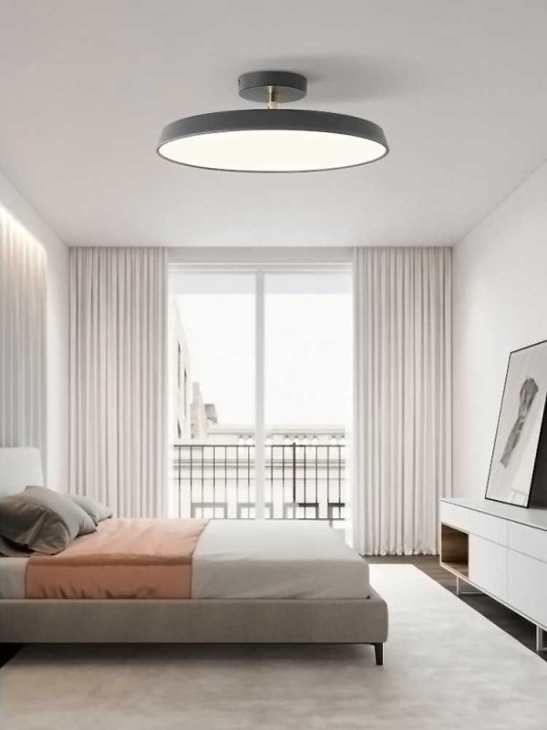 Ceiling Lamp Chandelier TOOLIGHT APP860-C Black 50cm Round 5-light points E27 50x14Cm